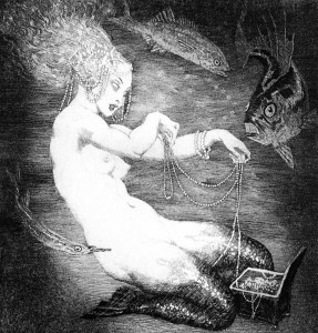 Treasure, Norman Lindsay, Etching, © H, C & A Glad