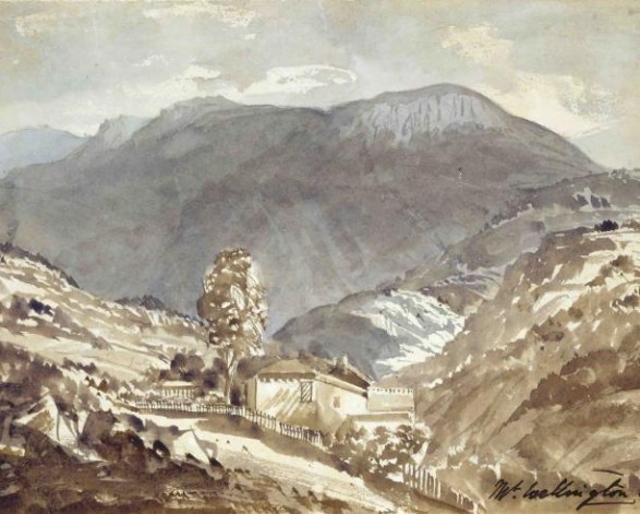 Mt Wellington, Hobart, Tasmania, 1847.