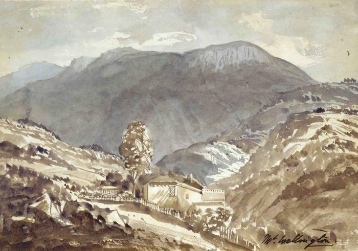 Mt Wellington, Hobart, Tasmania, 1847.