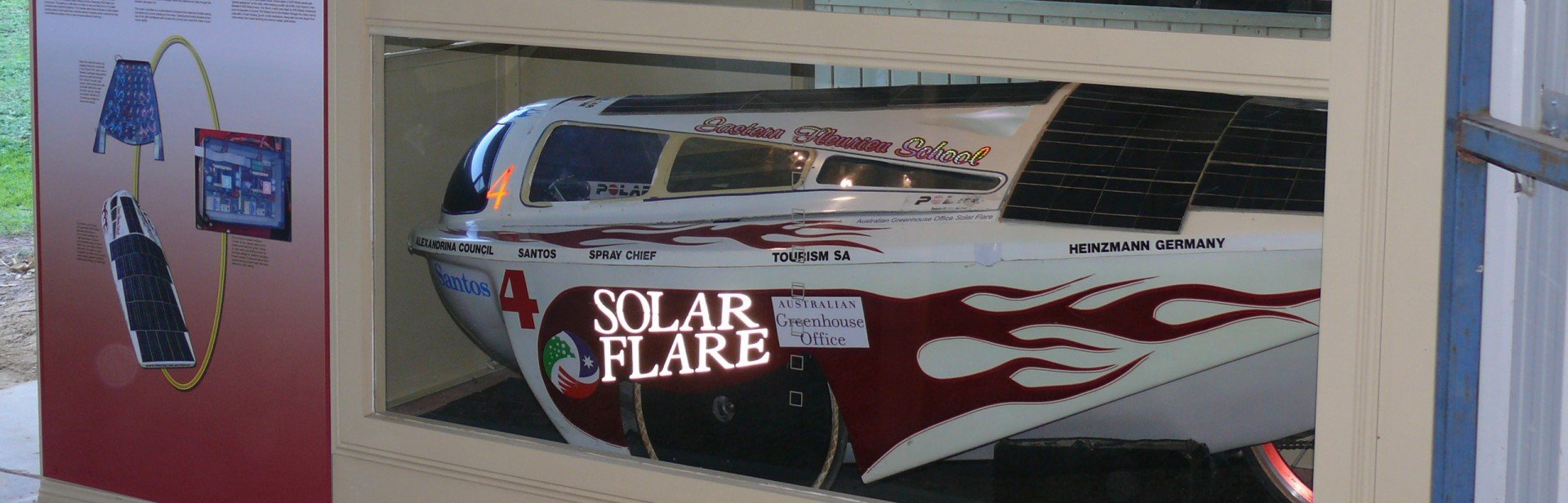 Solar assisted bicycle built by the Strathalbyn (EFS) High School banner image