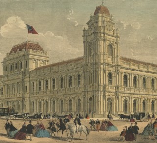 The New General Post Office, Melbourne, Victoria, Samual Calvert State Library of Victoria H15500
