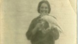 House Maid  Gwen  with the pet cockatoo at Como  1930 c  image thumbnail