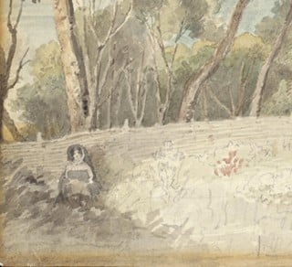 Detail of garden at Arthur s Seat  Georgiana McCrae  McCrae Collection related image