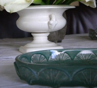 Bowl  Signed Ren  Lalique  1860  1945  France  Demi crystal glass with green patina related image