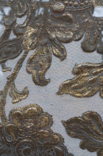 Detail of Rippon Lea hall paper  1890 gallery image