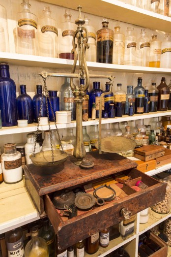 Measuring Scales for Medicinal Ingredients at Dow s Pharmacy gallery image