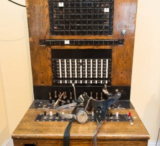 Telephone switchboard ca 1946 related image