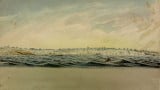 Robert Hoddle Watercolour  Portland Bay Victoria by 1840  image thumbnail