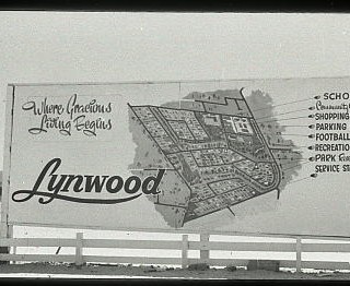 Original development signage