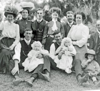 The Poole family from the late 19th century.