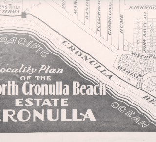 Sale of land at North Cronulla Beach in the 1910s