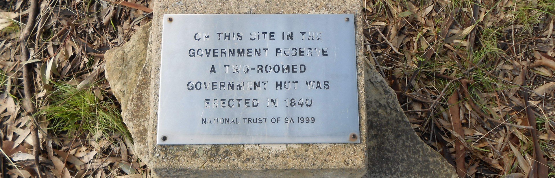 Government Hut plaque, DSCN0074 banner image
