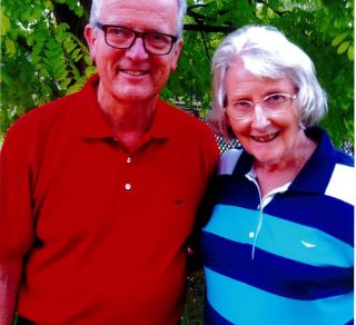 Mr Col Harrington and his wife Janice
