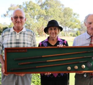 The 2017 J. J. Paine victors (L-R) - Don Graves, Sandy Kinnish, Barry Leithhead
