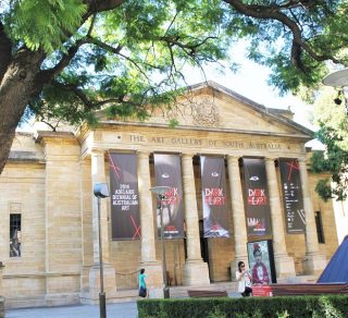 The Art Gallery of SA is one of many important heritage buildings along North Terrace.