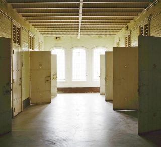The ground floor of Z Ward shows the cells of the former residents.