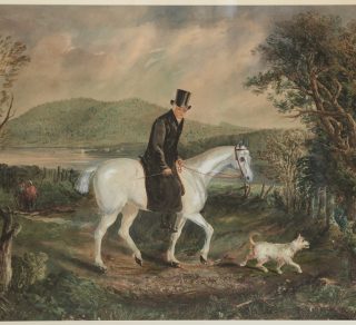 Painting of The Rev. Robert Knopwood located at St. David's Cathedral, Hobart, Tasmania