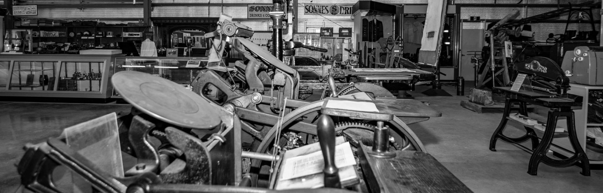 Printing Machines. Photographer Chad Vigar banner image