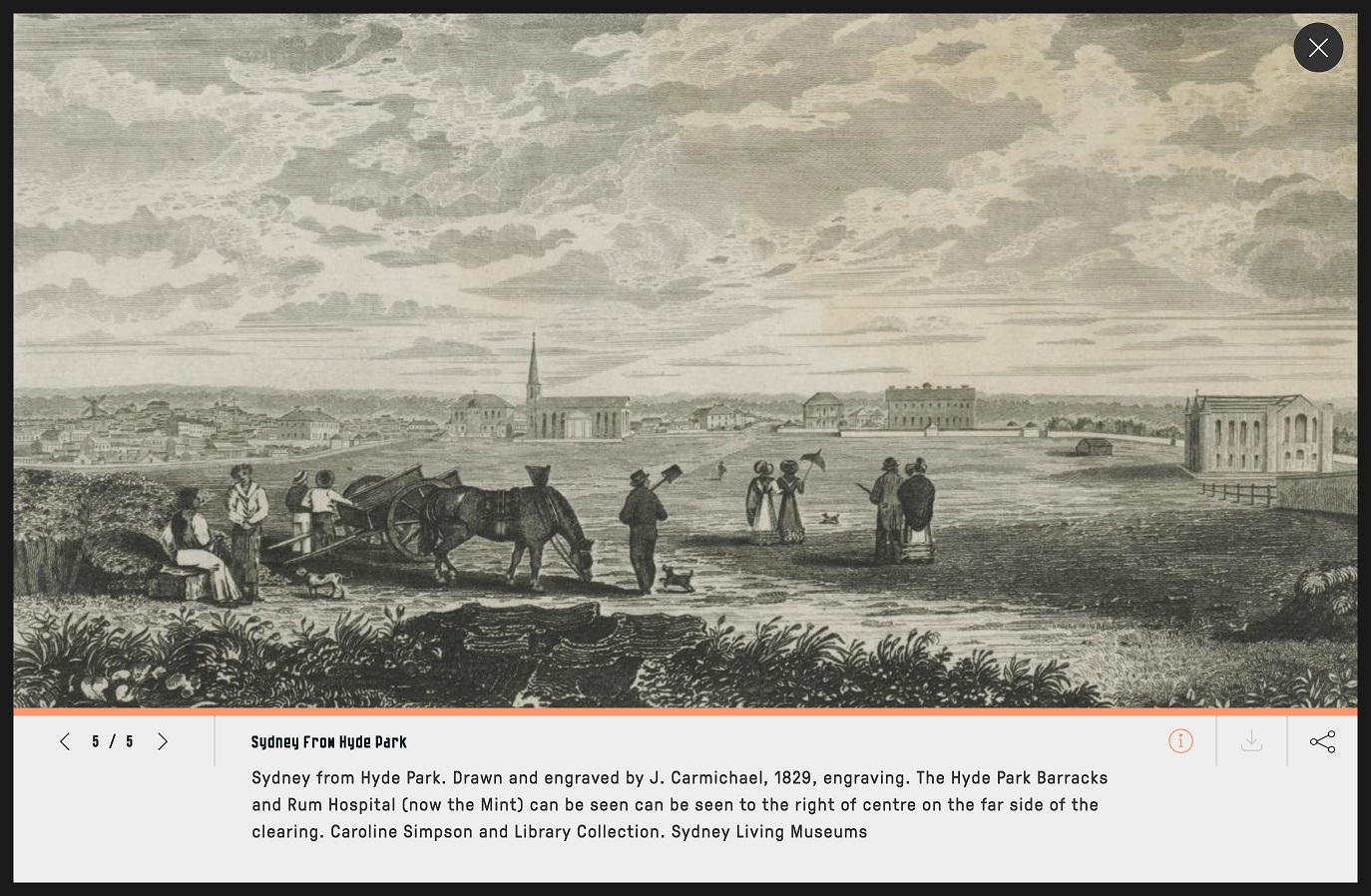 Education and Interpretation - Convict Sydney