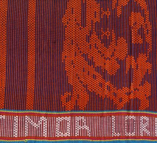 Hand woven Tais presented as a thank you to Australian Peacekeeper s who served in Timor 2000 Private collection related image