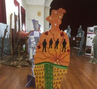 Anzac silhouette by Michelle Bateman