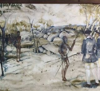 I handed the spears back to him which reconciled everything Captain Cook wrote in his journal Cooktown Re enactment Association related image