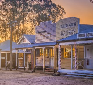 Step back in time as you wander through this authentic turn of the century village streetscape related image