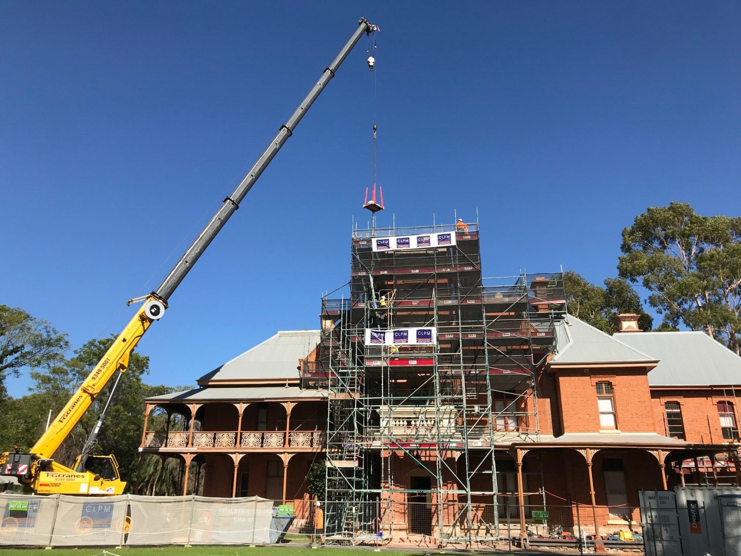 Exterior urns reflect original construction National Trust