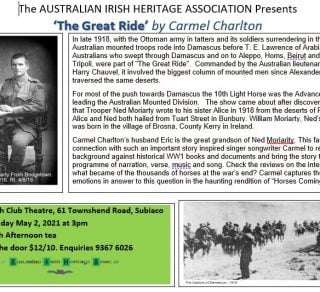 Australian War Story illustrated with music song and verse related image