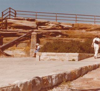 Gap Park 1970s with the anchor from the Dunbar wreck related image