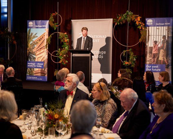 David Burdon at the National Trust Heritage Awards 2021