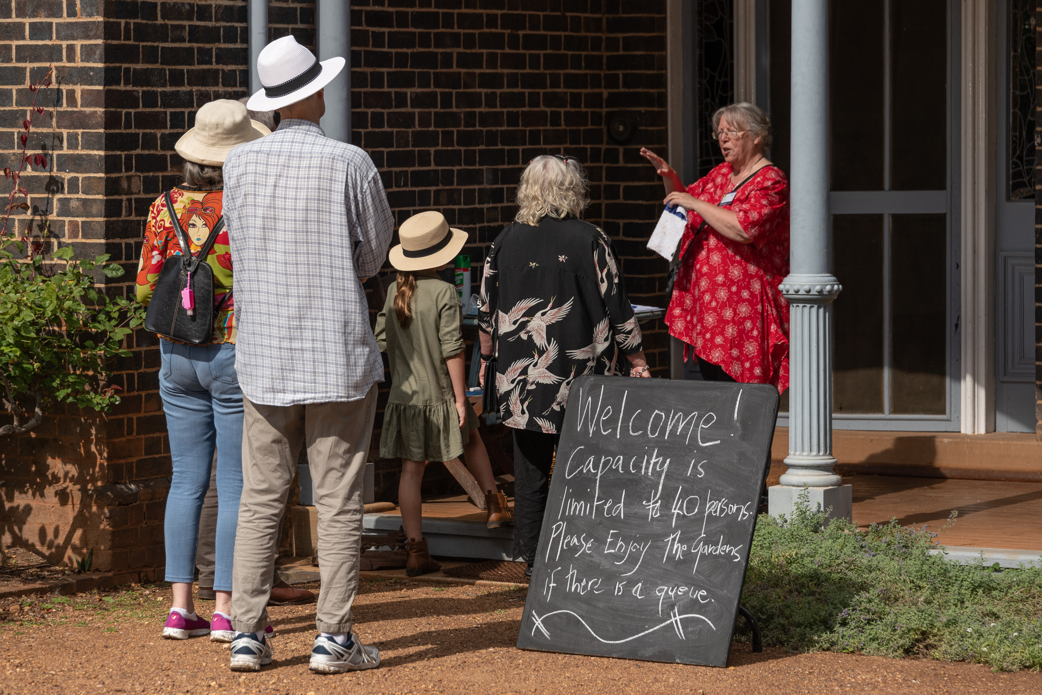 Supporting visitors