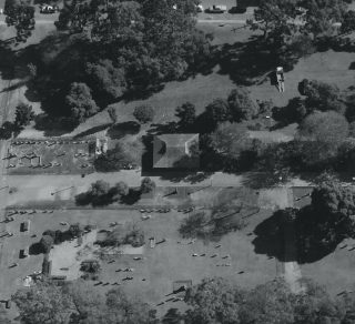 Drone still from video Paupers section Notables and New Discoveries exhibition Liverpool Pioneers Memorial Park Liverpool Regional Museum 2021 22 related image