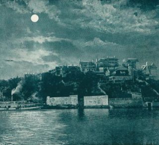Night Sky over Musgrave Street Wharf c 1907 related image