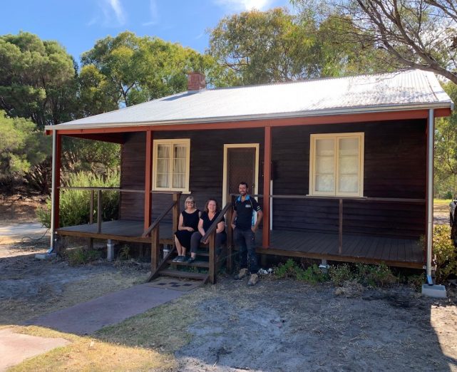 Settlers Cottage after repairs.
