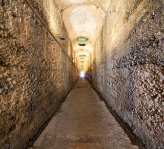 Tunnels at the Coal Loader used between 1920 and 1992 to transfer coal on a cable hauled railway from carriers to smaller coal fired vessels related image