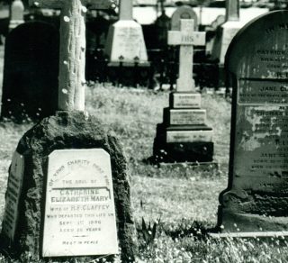 One of the historic grave markers at East Perth Cemeteries related image