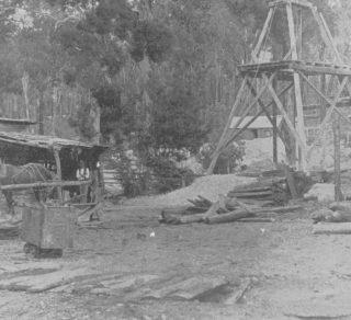 Early Greenbushes Mining Headframe or Derrick related image