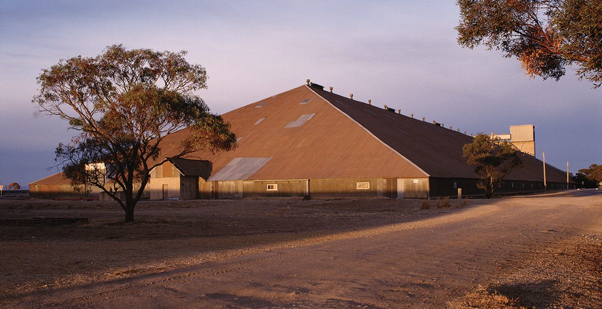 The Exterior of the iconic Stick Shed