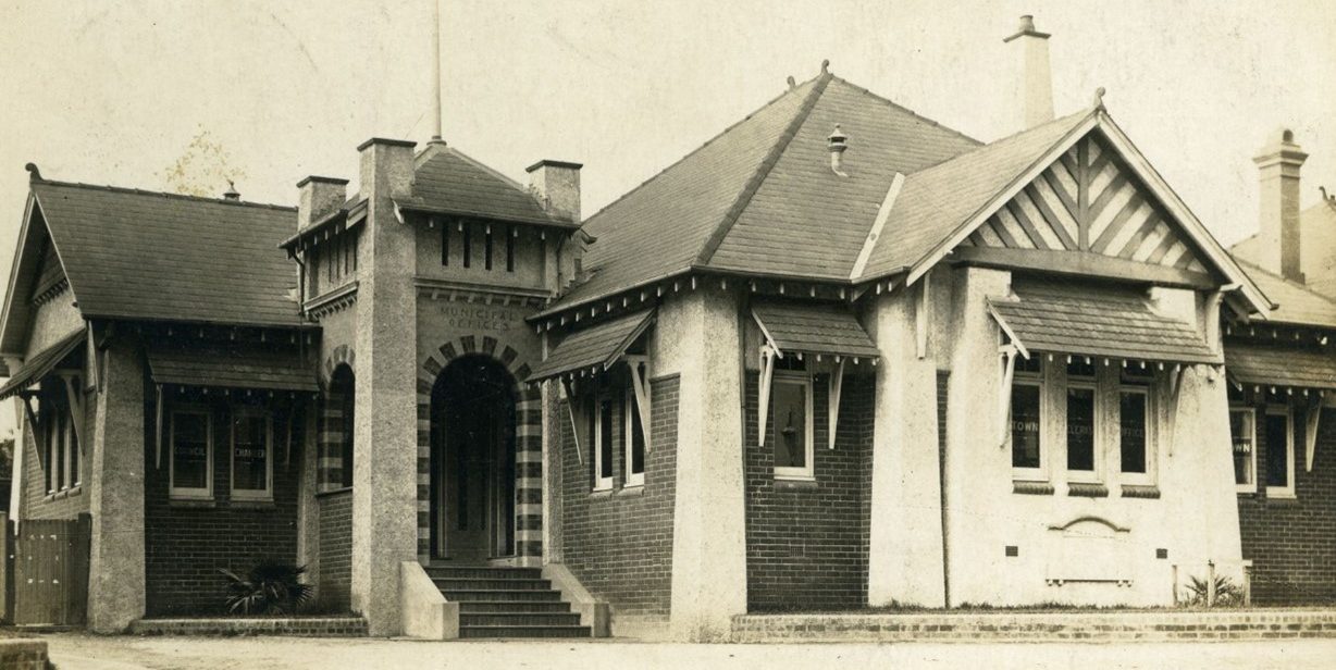 Kogarah Council chambers, Belgrave Street, Kogarah NSW, c. 1912