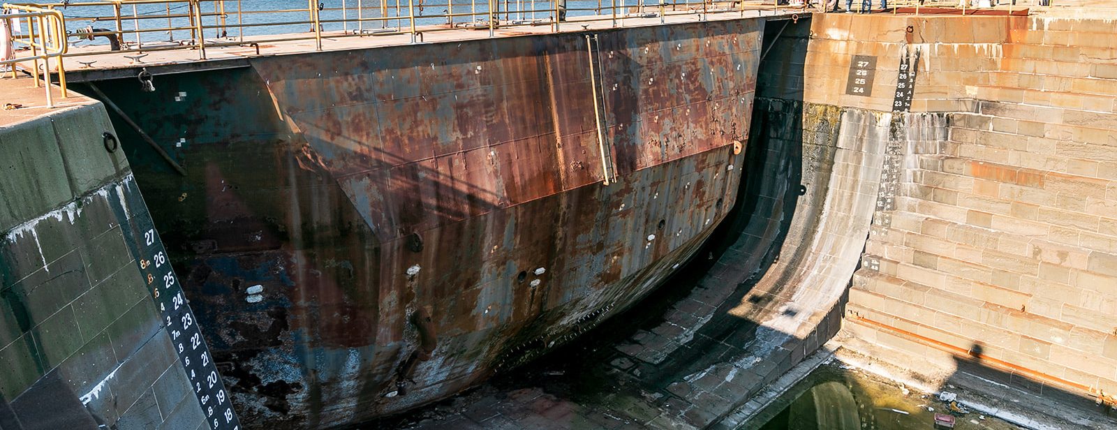 The historic Alfred Graving Dock