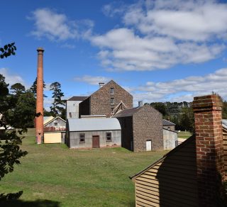 Old and new oat mills at Anderson s Mill related image