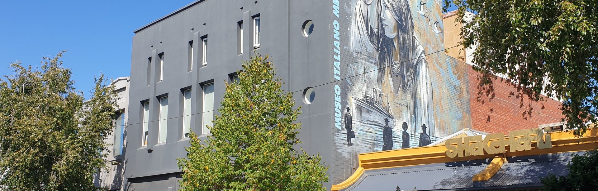 CO.AS.IT. Museo Italiano including the A. Pasquini Mural