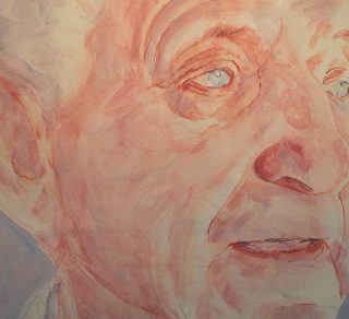 Painted portrait of John Button related image