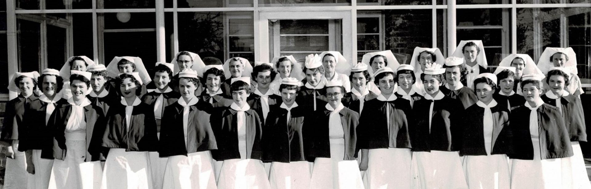 Nursing staff at Williamstown Hospital, 1957. Creator unknown