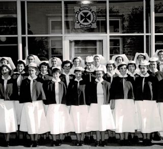 Nursing staff at Williamstown Hospital 1957 Creator unknown related image