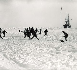 Shackleton team on the Antarctic continent related image