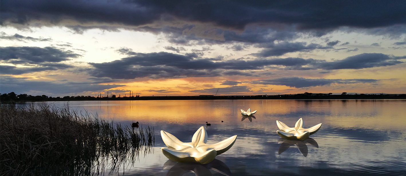 Cherry Lake at dusk