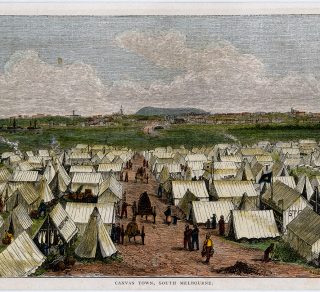 Canvas Town South Melbourne c 1852 Port Phillip City Collection related image