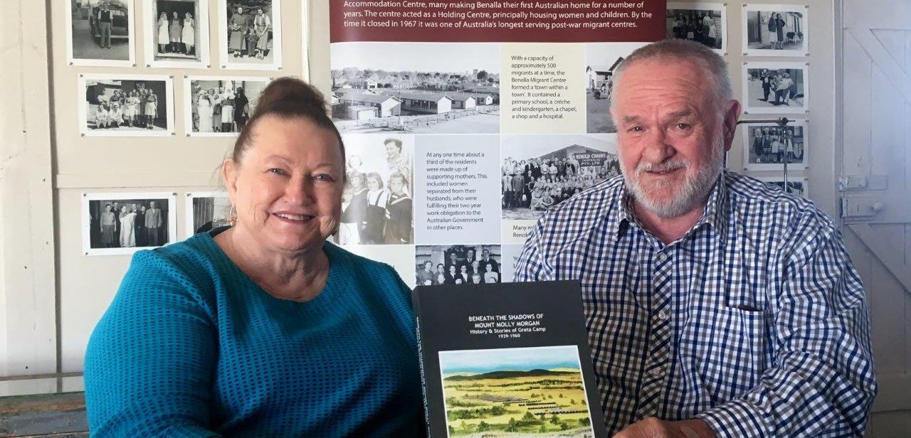 Alek and Lee Schulha of the Post War Migrant Camp in Greta NSW